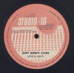LOVE & UNITY / SARGENT PEPPER [Just Don't Care / Cut From Master Tape]