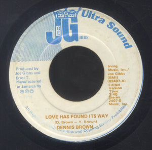 DENNIS BROWN [Love Has Found Its Way / Why Baby Why]