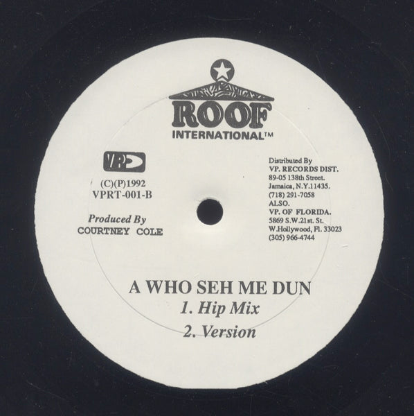 CUTTY RANKS [A Who Seh Me Dun(3 Mix And Version)]