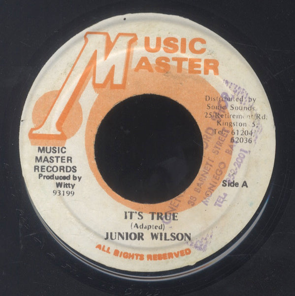 JUNIOR WILSON [It's True]