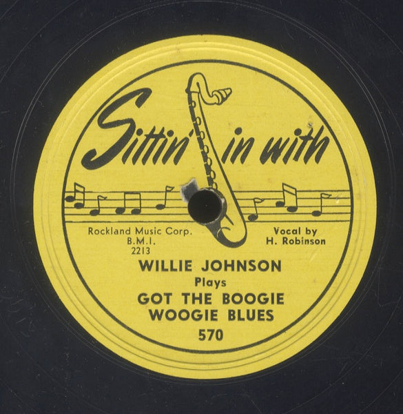 WILLIE JOHNSON [Sampson Street Boogie / Got The Boogie Woogie Blues]
