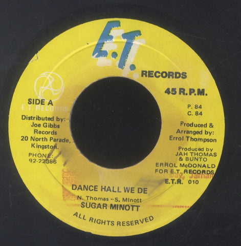 SUGAR MINOTT [Dance Hall We De]