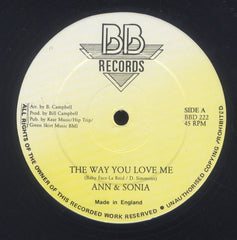 ANN & SONIA [The Way You Love Me / He Is My Baby]