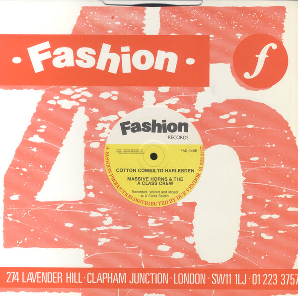 JOSEPH COTTON / MASSIVE HORNS & THE A-CLASS CREW [No Touch The Style / Cotton Comes To Harlesden]