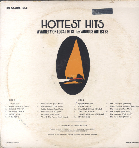 V. A. ALTON & FLAMES. THE TECHNIQUES. P DILLON... [Hottest Hits Vol 1]