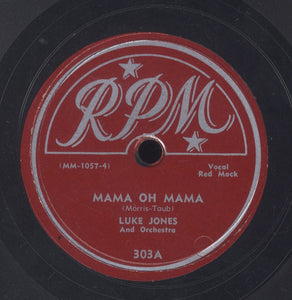 LUKE JONES [Mama Oh Mama / Rompin' The Boogie ]