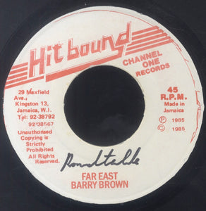 BARRY BROWN / JAH THOMAS [Far East / Ghetto Dance]