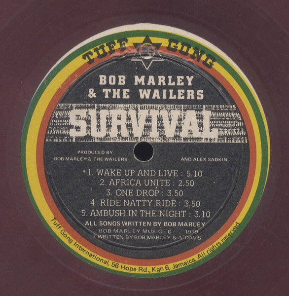 BOB MARLEY & THE WAILERS [Survival]