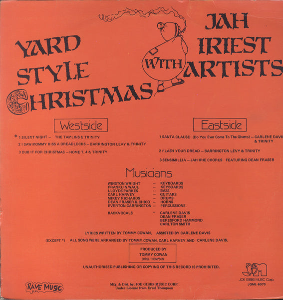 V.A. [Yard Style Christmas With Jah Iriest Artists]