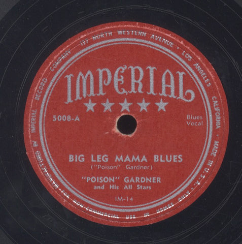 POISON GARDINER [Big Leg Mama Blues / Mobile Boogie]