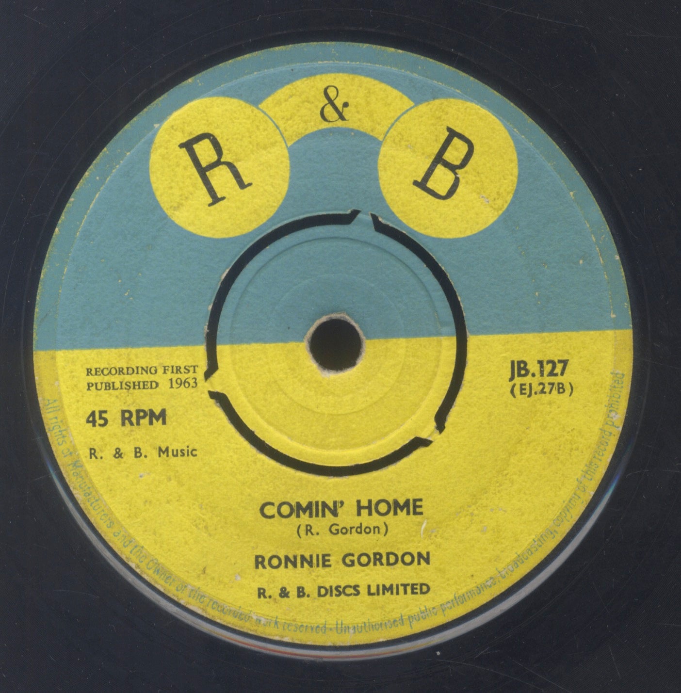 RONNIE GORDON [Comin Home / Shake Some Time]