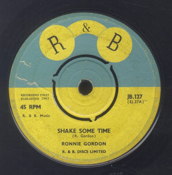 RONNIE GORDON [Comin Home / Shake Some Time]