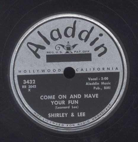 SHIRLEY & LEE [Come On And Have Your Fun / All I Want To Do Is Cry]