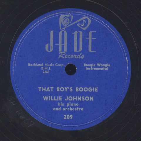 WILLIE JOHNSON [That Boy's Boogie / Shout It Out]