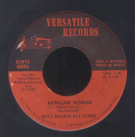 WAYNE JARRETT / BULL WACKIE ALL STARS [African Woman]