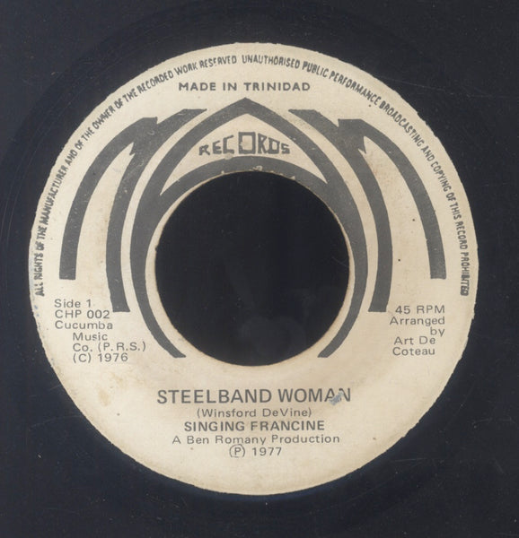SINGING FRANCIE  [Steel Band Woman / Dedicate To You]